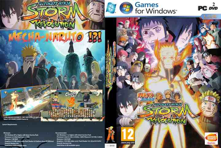 Naruto Shippuden: Ultimate Ninja Storm Revolution Box Shot for PC - GameFAQs